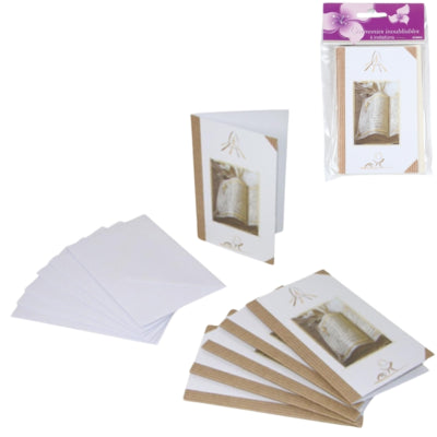Uitnodiging kaart 13,5 cm 6 stuks | 24 stuks
