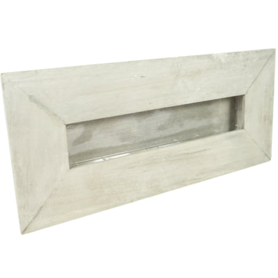 Wanddecoratie wood whitewash 51,5 cm | 15 stuks