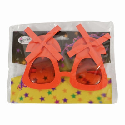 Bril molen oranje 17 cm | 12 stuks