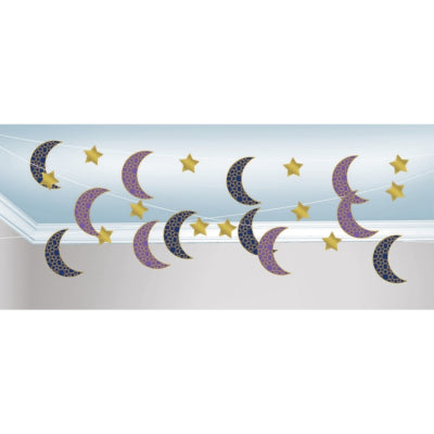 Amscan decoratie slinger oosters folie 213 cm | 24 stuks