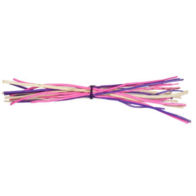 Bundel decoratie hout naturel roze paars 100 cm | 20 stuks