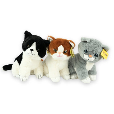 Sunkid poes zwart wit 40 cm | 6 stuks