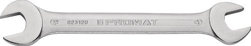 Promat tecwerk dubbele steeksleutel | 30 x 32 mm lengte 299 mm | verchroomd - 4000823138