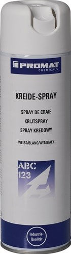Promat tecwerk krijtspray | wit | 500 ml | spuitbus - 4000354230