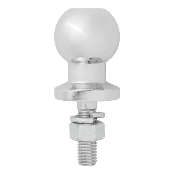 Proplus trekhaakkogel 50 mm recht staal m16 x 55 mm zilver