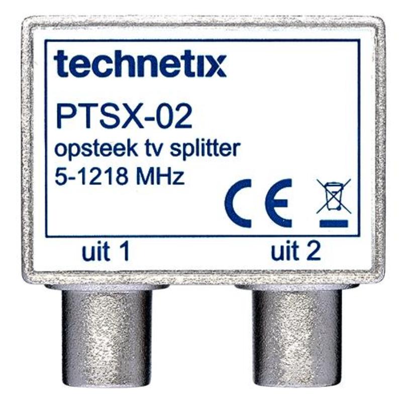 Enzo technetics ptsx-02 -coax opdruk verdeler iec - 2074040