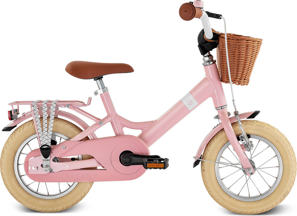 Puky youke 12 classic - kid's bike | retro - rosé