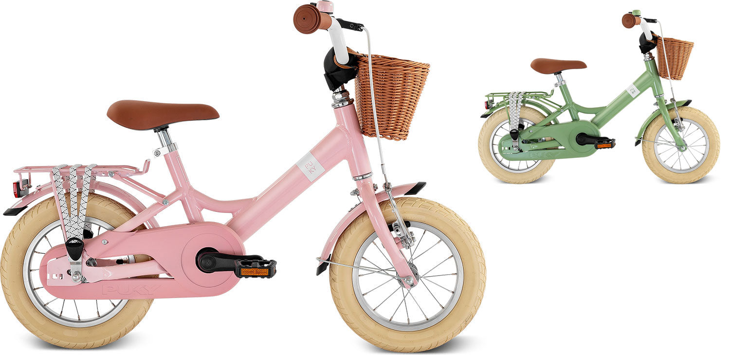 Puky youke 12 classic - kid's bike | retro - rosé
