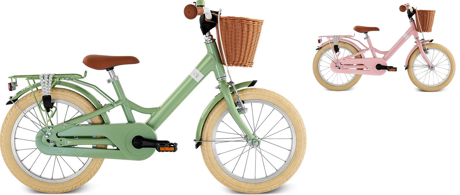 Puky youke 16 classic - children's bike | retro - rosé