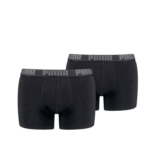 Puma Basic Boxershort Heren (Pack of 2) Zwart maat M
