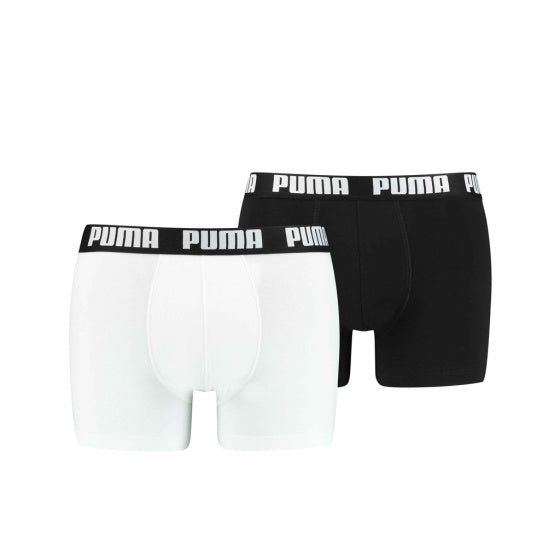 Basic Boxershort Heren (2 stuks) Zwart Witmaat XL