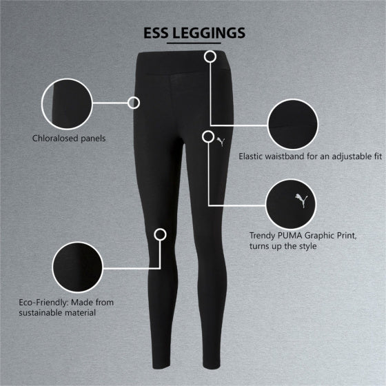 ESS SportLegging Dames Zwart maat XL