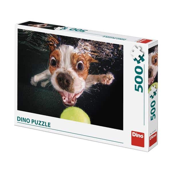 Dinotoys dinopuzzel - puppy onder water - 500 stukjes