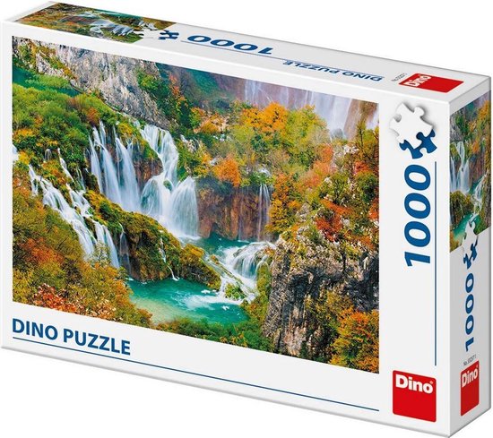 Dinotoys dinopuzzel - watervallen plitvice kroatië - 1000 stukjes