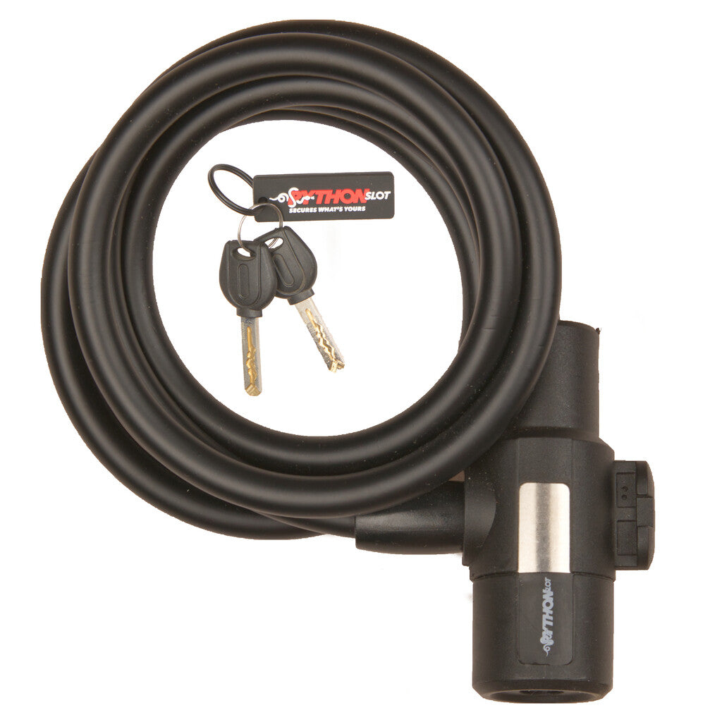 Python slot spiraalslot 10mmx150cm, met beugel