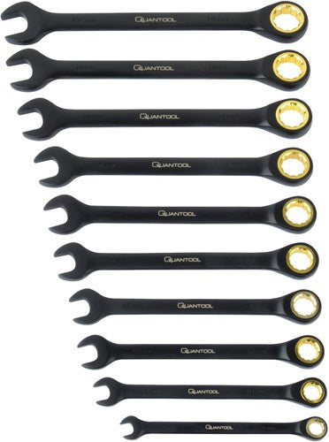 Brüder mannesmann quantool steek-ringratelsleutelset 10 dlg - q25210