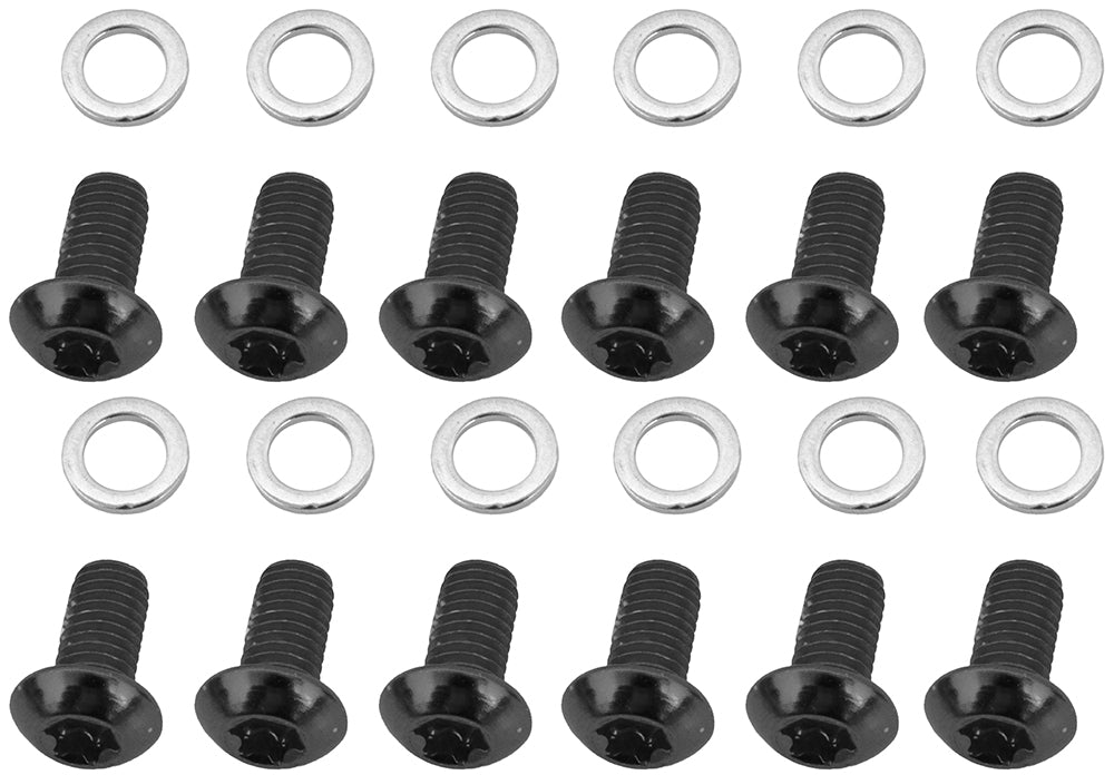 Quaxar disc brake screws set of 12 | blau