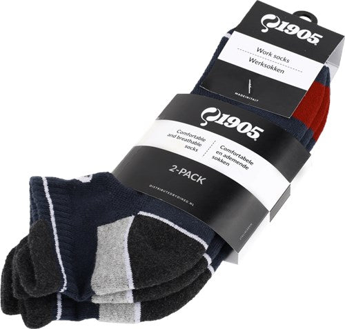 Quick q1905 sokken 2-pack | zwart | maat 40 - 00.114.008.04