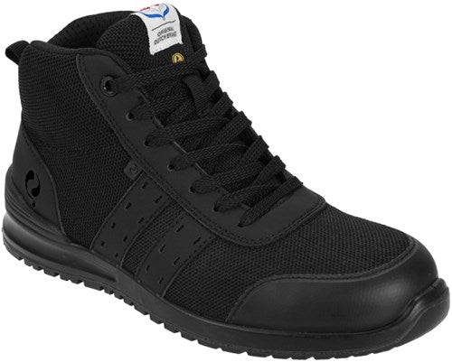 Quick werkschoen sprint dark hoog qs0562 s1p | zwart | maat 43 - 8718591551130