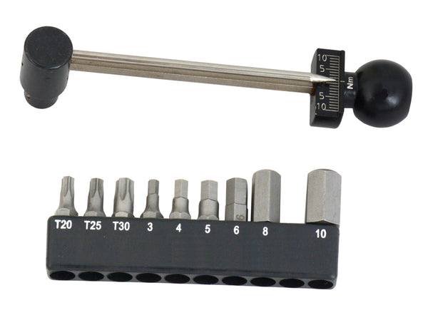 Radon comp mini torque wrench kit 1 4 1-10 nm incl. bits