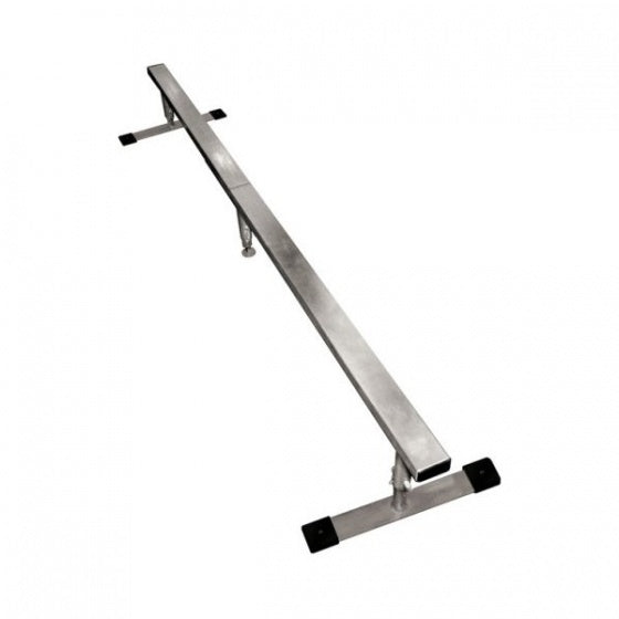 flatbar grindrail 185 cm zilver