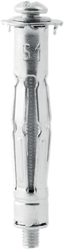 Rapid hollewandpluggen | ø11x52 | voor 6-21 mm plaatdikte | 40kg draagkracht | 10 stuks in een doos - 5001550