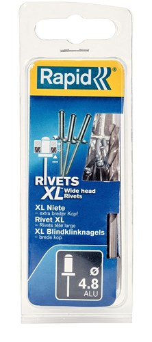 Rapid nr. 970 vlakdraadnieten dp 14 mm, 670 stuks - 40109599 - 40109599