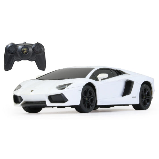 RC Lamborghini Aventador jongens 27 MHz 1:24 wit