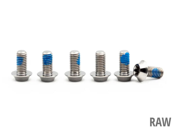 Oak components titanium screws m5x10 for 6-bolt disc rotor (6 pieces)