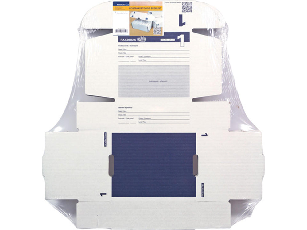 Kangaro raadhuis postpakketdoos 3 - 240x170x80mm - 5 stuks - rd-351120-5