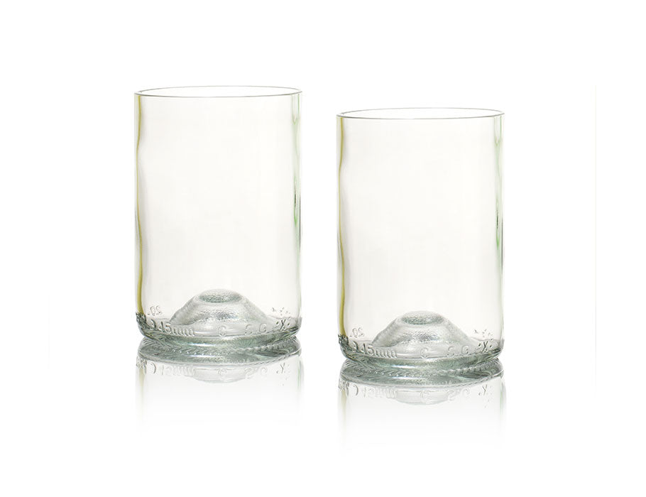 Rebottled Rebottled Glazen 2-pack Helder