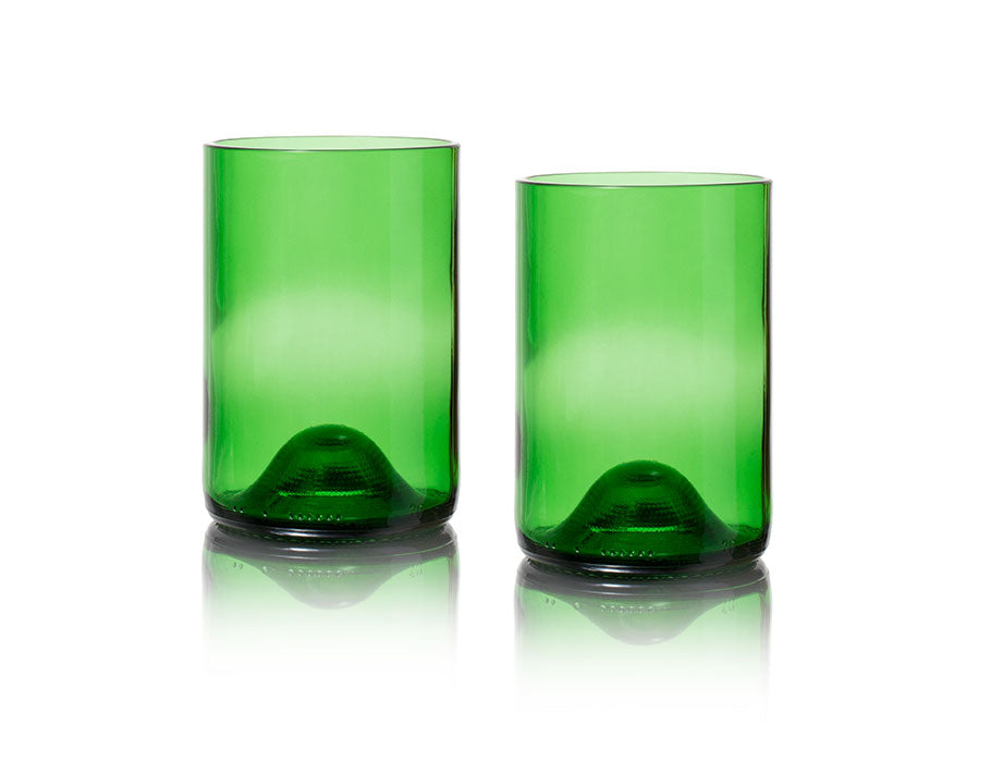 Rebottled Rebottled Glazen 2-pack Groen