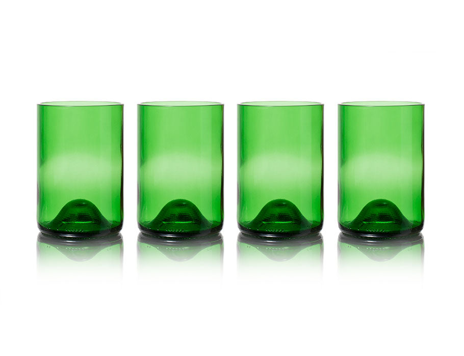 Rebottled Rebottled Glazen 4-pack Groen