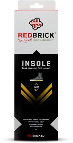 Redbrick inlegzool laag 1000033 | zwart | maat 42 - 00.083.023.42