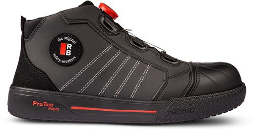 Redbrick sprint boa s3s | zwart | maat 47 - 8713458013363