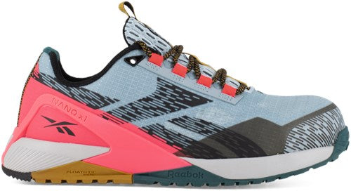 Reebok werkschoen nano ib382 s1ps | blauw roze | maat 40 - 690774734890