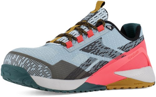 Reebok werkschoen nano ib382 s1ps | blauw roze | maat 41 - 690774734906