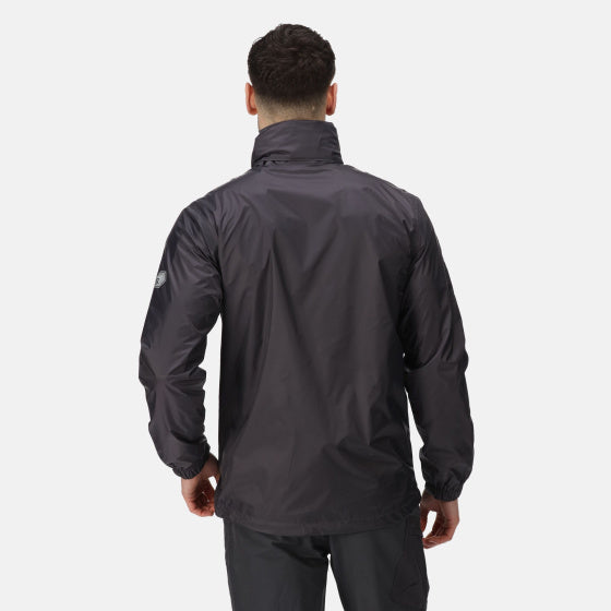 Lyle IV regenjas capuchon heren grijs maat M