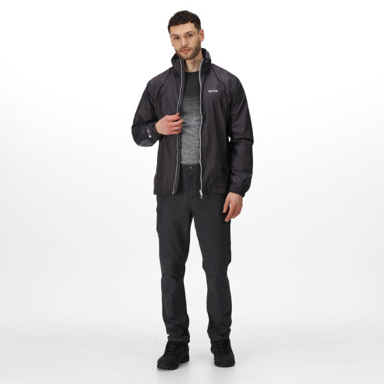 Lyle IV regenjas capuchon heren grijs maat XL