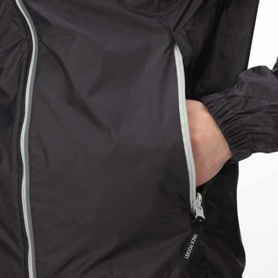 Lyle IV regenjas capuchon heren grijs maat XL