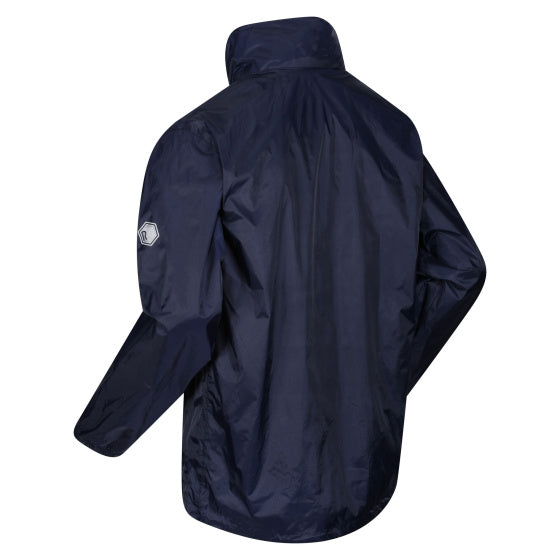 Lyle IV regenjas heren donkerblauw maat M