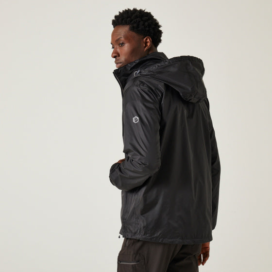 Lyle IV regenjas heren zwart maat XL