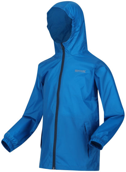 Regatta Pack It III regenjas jongens blauw maat 7-8 jaar