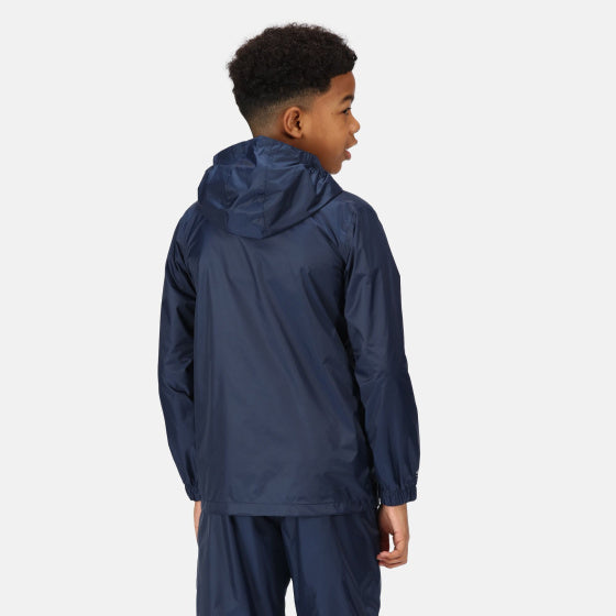Pack It III regenjas jongens donkerblauw maat 9-10 jaar