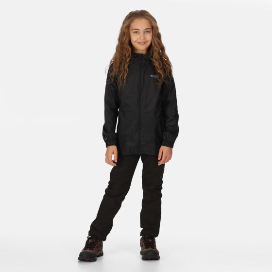Pack It III regenjas meisjes zwart 13 jaar