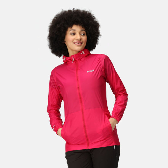 Pack it III shell jas dames roze maat S