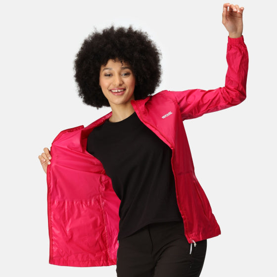 Pack it III shell jas dames roze maat XS
