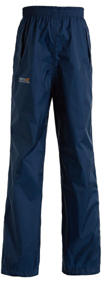 Regatta Regenbroek Pack It junior donkerblauw maat 11-12 jaar