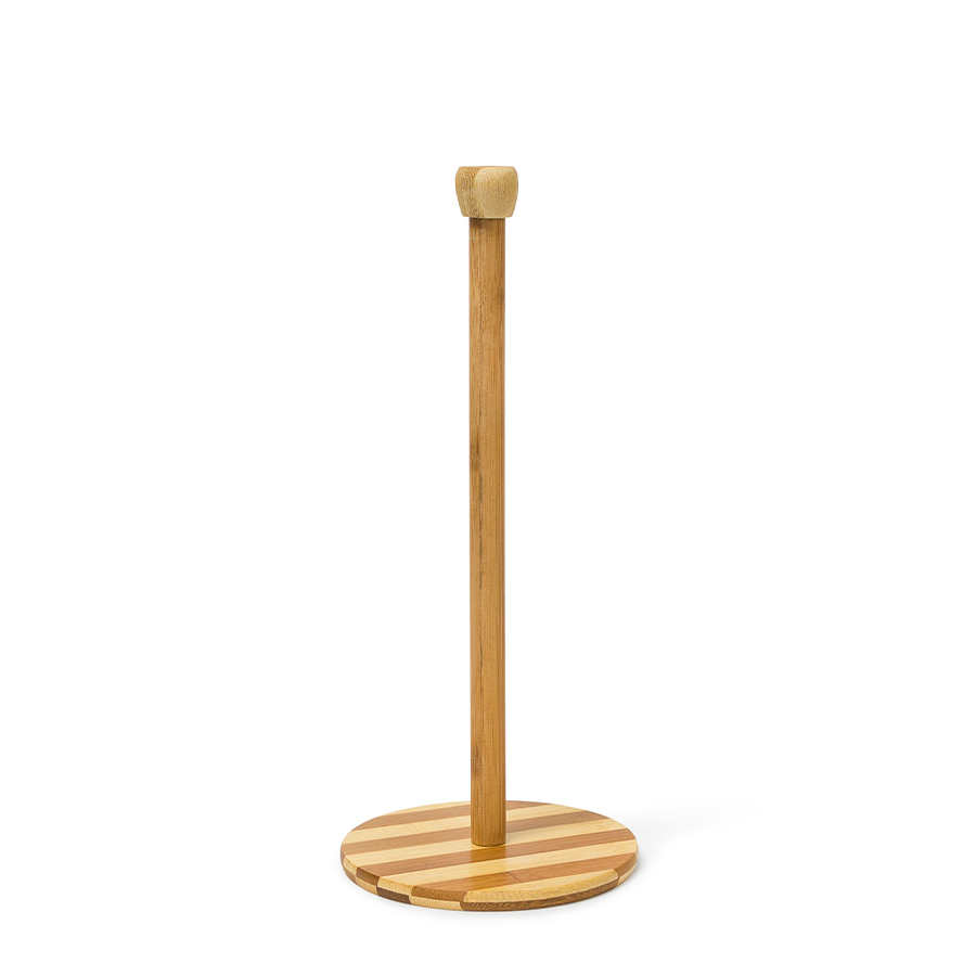 Imp relaxdays keukenrolhouder bambus 32cm