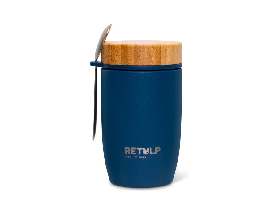 Retulp Lunchbeker Mok Premium Blauw 500 ml